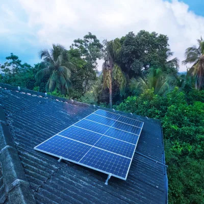 5kW On Grid Solar System Installation Sri Lanka IMEX Solar Mr. Nihal 1