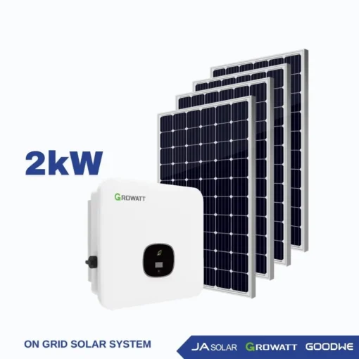 IMEX 2kW On Grid Solar System Sri Lanka Grid Tied Solar Project jpg