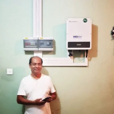 IMEX 5kW On Grid Solar System Instalation Sri Lanka Dr Wasantha 6