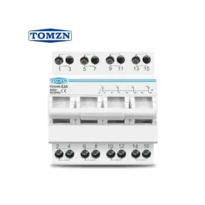 TOMZN MANUAL CHANGE OVER SWITCH 4 POLE 63A