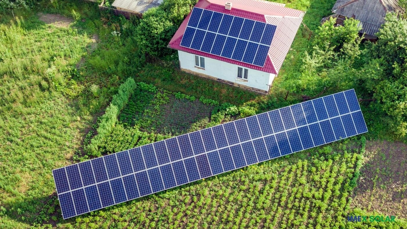 Solar PV Systems Rooftop and Ground Mounted Aerial View