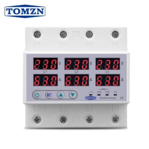 TOMZN VOLTAGE CURRENT PROTECTOR 4 POLE 63A