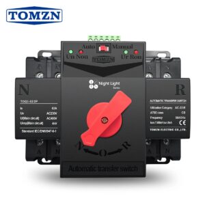 TOMZN AUTOMATIC TRANSFER SWITCH 2 POLE 63A MOTORIZED