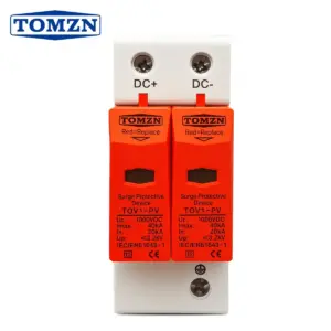 TOMZN DC SPD 2 POLE 1000V 20KA~40KA SOLAR PV SURGE PROTECTOR