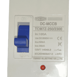 TOMZN DC MCCB 2 POLE 160A 600V